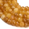 Faceted Dyed Natural White Jade Beads Strands GG-CBAE966-01B-F-3