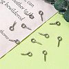 Tarnish Resistant 304 Stainless Steel Screw Eye Pin Peg Bails STAS-L234-165C-P-6