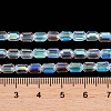 Electroplate Glass Beads Strands EGLA-D031-01Z-6