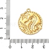 304 Stainless Steel Enamel Pendants STAS-A092-01A-G-3