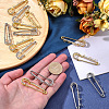 16Pcs 2 Colors Iron Rhinestone Safety Pins FIND-SC0022-23B-3