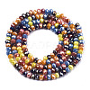 Electroplate Glass Beads Strands EGLA-S192-001A-B04-2