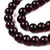 Crackle Glass Beads Strands CCG-Q001-6mm-18-2