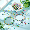360Pcs 12 Styles Baking Paint Synthetic Turquoise Beads G-TA0003-32-7