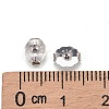 Rhodium Plated 925 Sterling Silver Ear Nuts STER-E041-11B-4