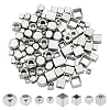 DICOSMETIC 96Pcs 8 Style 304 Stainless Steel Beads STAS-DC0005-74-1