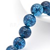 Natural Quartz Crystal Round Beads Strands X-G-P088-16-10mm-1