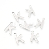 Non-Tarnish 201 Stainless Steel Charms X-STAS-C021-06P-K-1