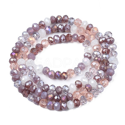 Opaque Glass Beads Strands GLAA-T006-07-A08-1