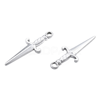 Non-Tarnish 201 Stainless Steel Pendants X-STAS-N098-246P-1