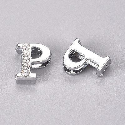 Alloy Slide Charms LS-PALLOY-WH0066-21P-1