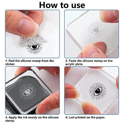 Plastic Stamps DIY-WH20018-0272-1