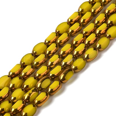 Electroplate Glass Beads Strands X-EGLA-P061-02A-06-1