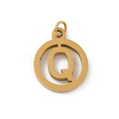 304 Stainless Steel Charms
with Jump Ring STAS-R001-02G-Q-1
