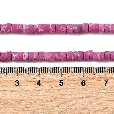 Dyed Synthetic Imperial Jasper Beads Strands G-Z089-A03-M-1
