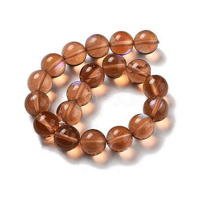 Synthetic Moonstone Beads Strands G-P528-J03-02-1