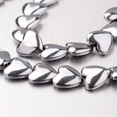 Electroplate Non-magnetic Synthetic Hematite Bead Strands X-G-F300-22D-01-1