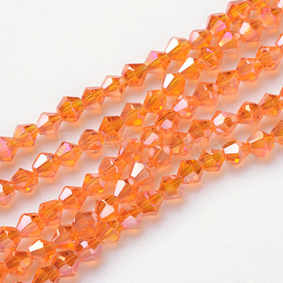 Glass Beads Strands X-EGLA-S056-4mm-14-1