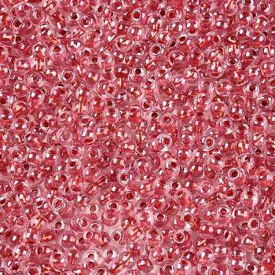 6/0 Transparent Inside Colours Glass Seed Round Beads X1-SEED-N006-004L-1