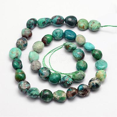 Natural Chrysocolla Bead Strands G-L459-11-1