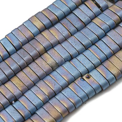Electroplated Non-magnetic Synthetic Hematite Beads Strands G-C106-B01-02A-1
