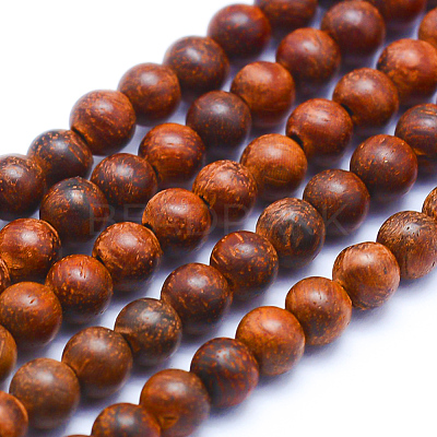 Natural Wood Beads Strands WOOD-P011-06-10mm-1
