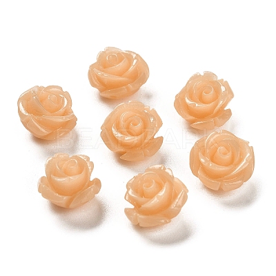 Synthetic Coral Carved Beads CORA-H003-01A-08-1