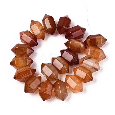 Natural Red Agate Beads Strands G-T142-59-1