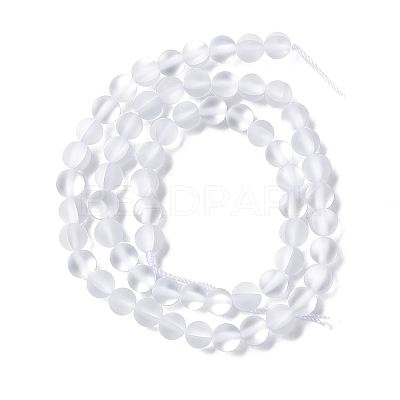 Synthetic Moonstone Beads Strands G-E573-01A-16-1