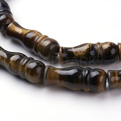 Natural Tiger Eye Beads Strands G-G731-02-1