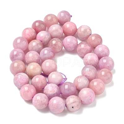 Natural Kunzite Beads Strands G-L478-11-10mm-01-1