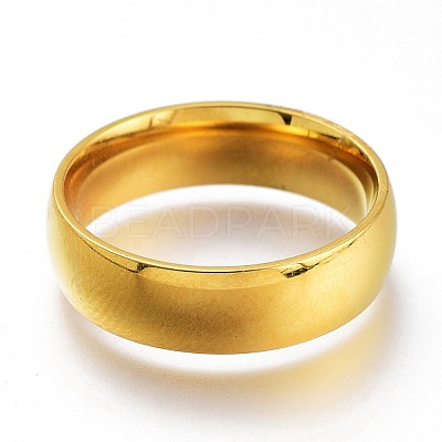 304 Stainless Steel Finger Rings RJEW-F110-13G-1