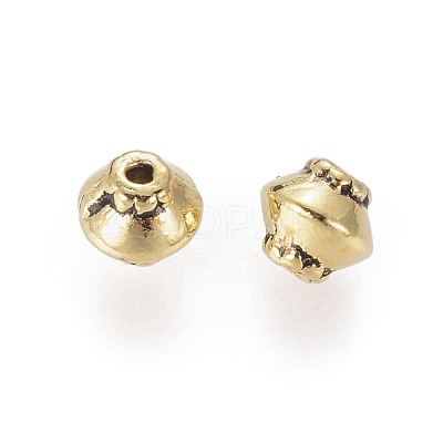 Tibetan Style Spacer Beads X-GLF0256Y-1