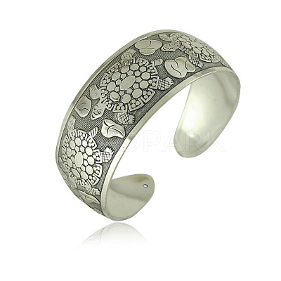 Retro & Bohemian Style Alloy Cuff Bangles for Women FS-WG4A806-11-1