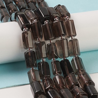 Natural Smoky Quartz Beads Strands G-M403-B30-1