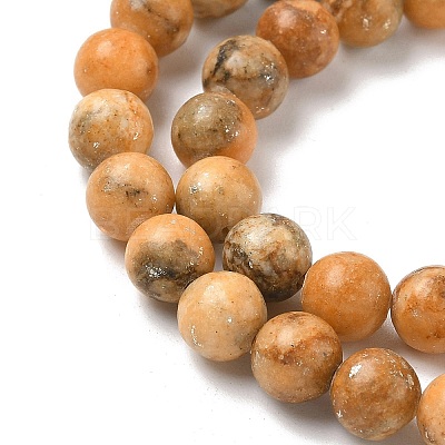 Dyed Natural Dolomite Beads Strands G-D337-8mm-D05-1