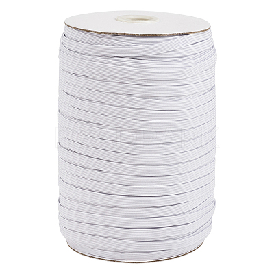 1/4 inch Flat Braided Elastic Rope Cord EC-R030-6mm-01-1