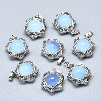 Opalite Pendants G-R485-01H-1