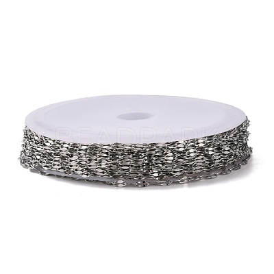 Tarnish Resistant 304 Stainless Steel Cable Chains CHS-K001-80-1