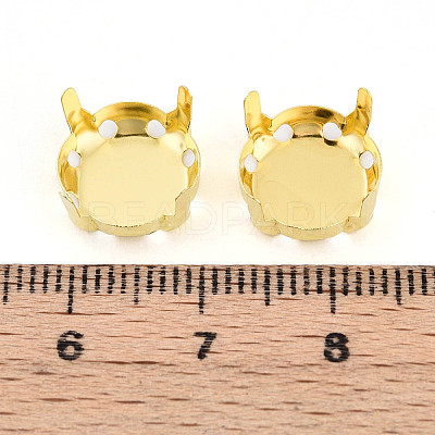 201 Stainless Steel Sew on Prong Settings STAS-T032-01-12mm-G-1