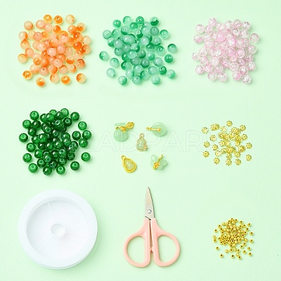 DIY Lampwork Beaded Bracelet Making Kit DIY-FZC0001-01B-1