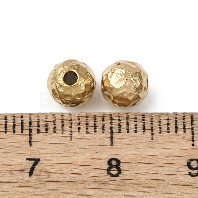 Textured 304 Stainless Steel Beads STAS-I358-10G-01-1