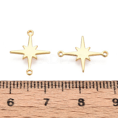 Brass Connector Charms KK-N263-112G-1