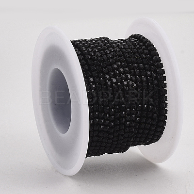 Electrophoresis Iron Rhinestone Strass Chains CHC-Q009-SS12-B01-1