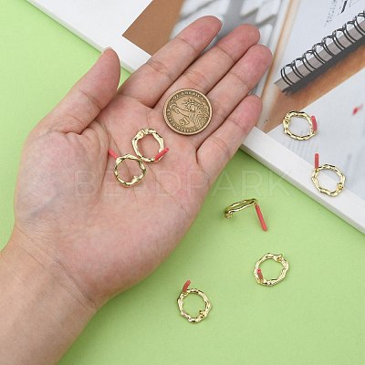 Alloy Stud Earring Findings PALLOY-S121-70-1