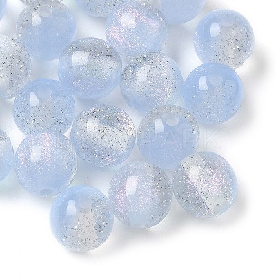 Two Tone Resin Beads RESI-Q025-02B-B-1