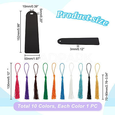 Acrylic Bookmarks Making Kits DIY-GA0005-73-1