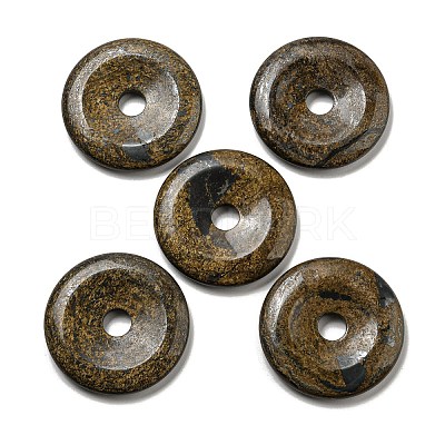 Natural Bronzite Pendants G-P532-01A-12-1