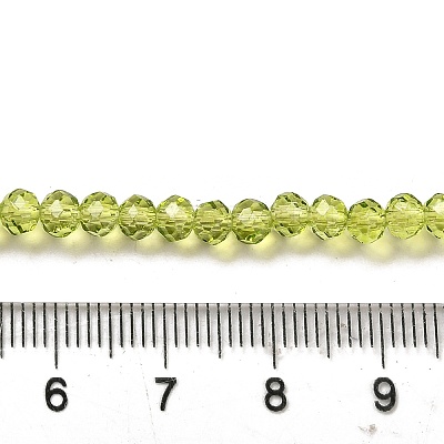 Transparent Baking Paint Glass Beads Strands DGLA-A034-T4mm-D05-1