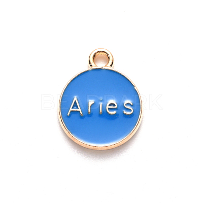 Alloy Enamel Pendants ENAM-S124-01B-02A-1